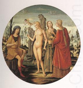 Girolamo di Benvenuto The Judgment of Paris (mk05) china oil painting image
